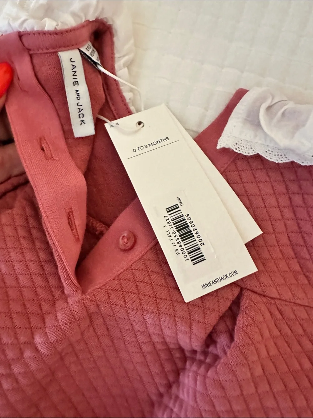 Baby Girls' Quilted Rust Pink Top & Bloomers Set